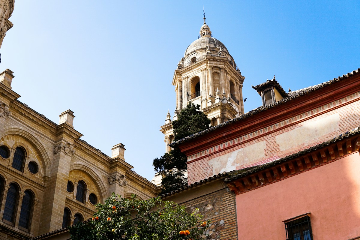 Historic Andalusian architecture near Málaga, Spain
