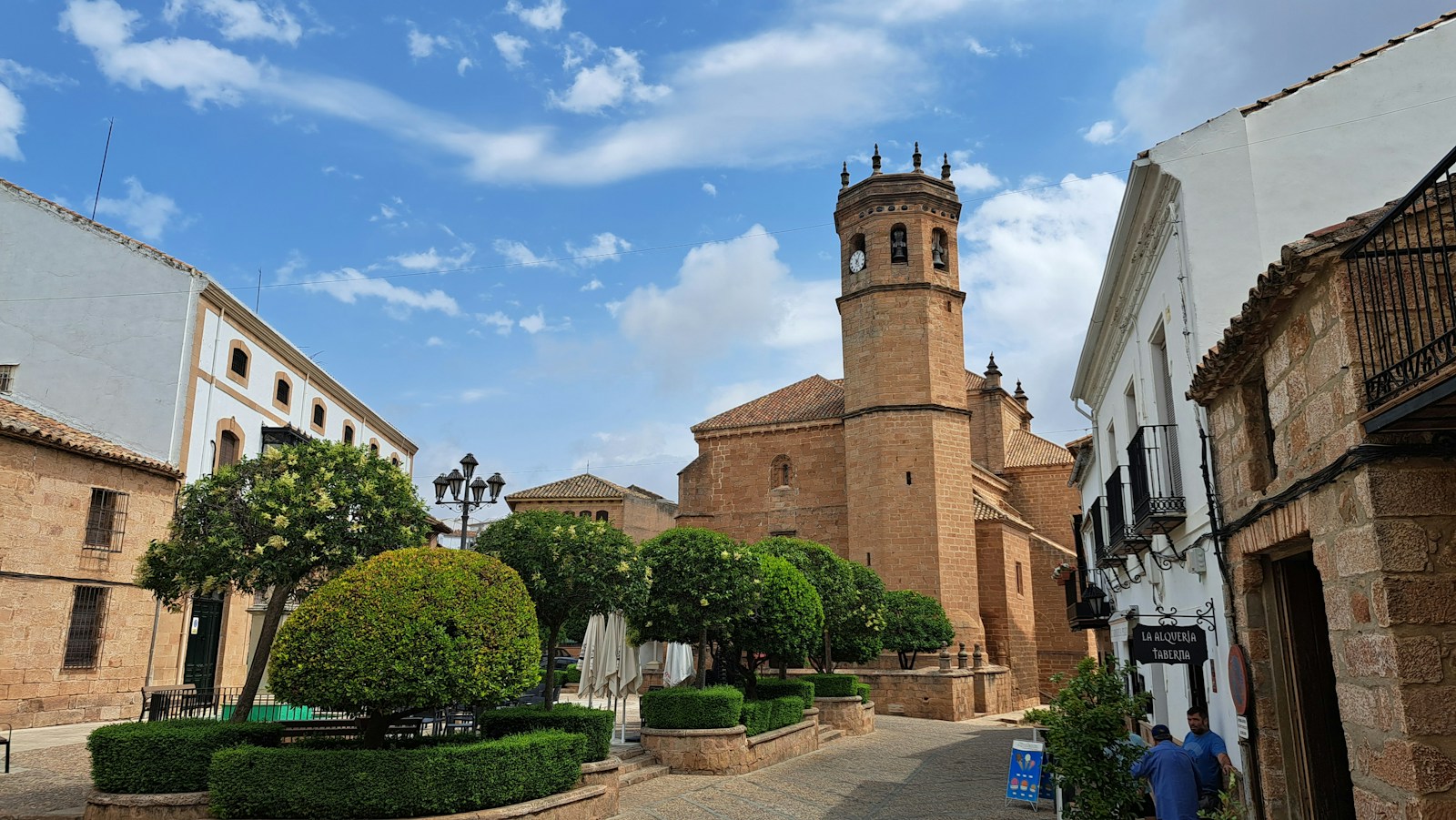 Historic town architecture in Andalusia, near Jaén