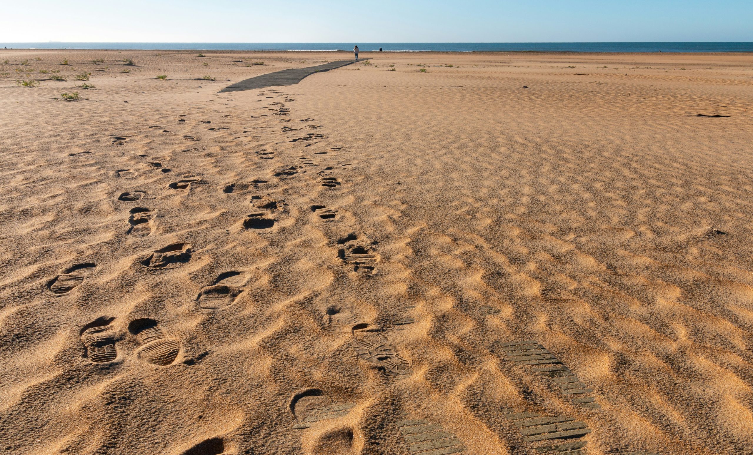 Atlantic beach landscape in the Huelva region of Andalusia