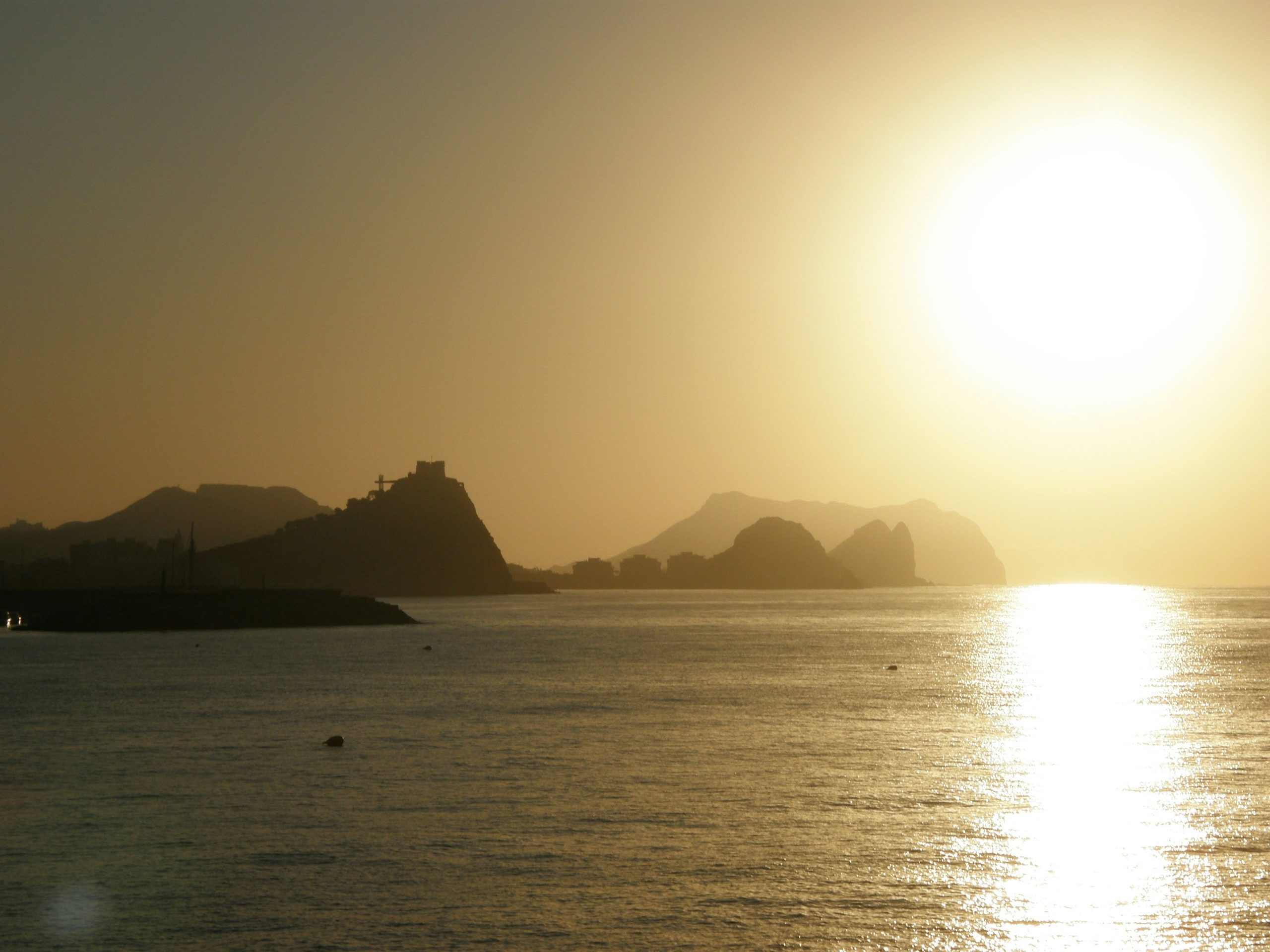 Mediterranean coastal landscape in the Murcia region of Spain